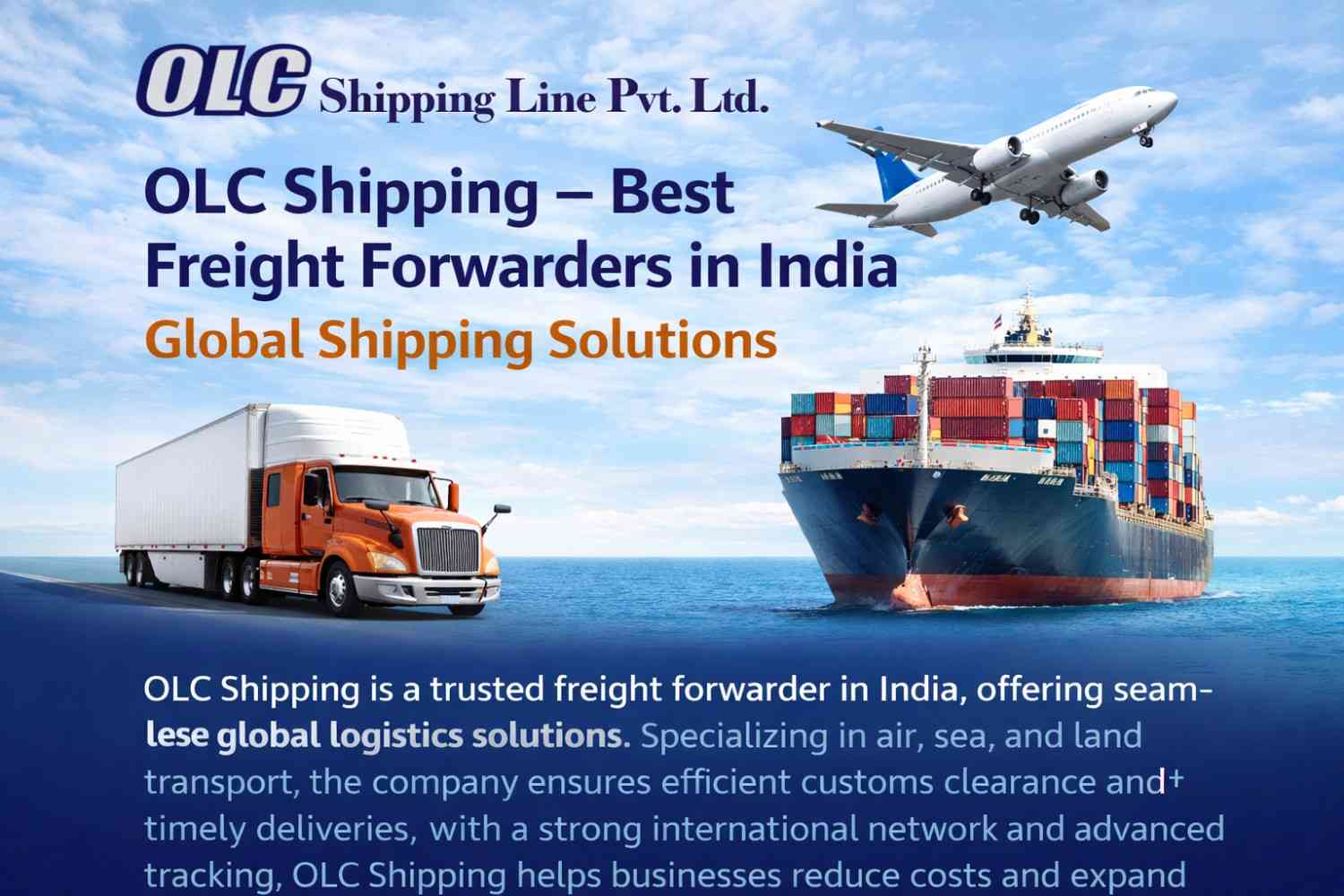 OLC Shipping – Best Freight Forwarders in India | Global Shipping Solutions