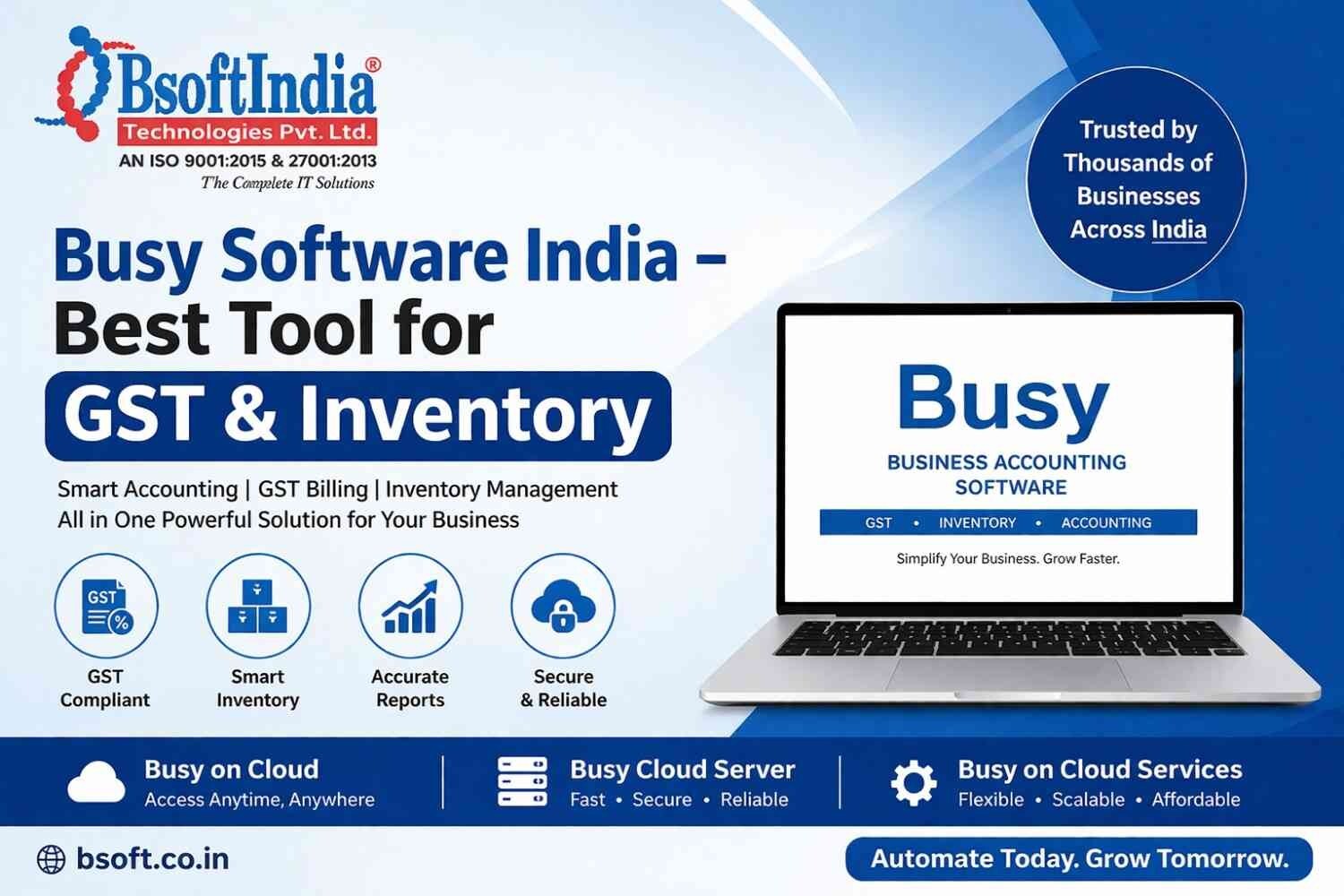 Busy Software India – Best Tool for GST & Inventory