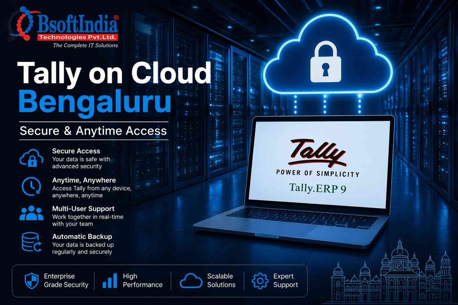 Tally on Cloud Bengaluru – Secure & Anytime Access