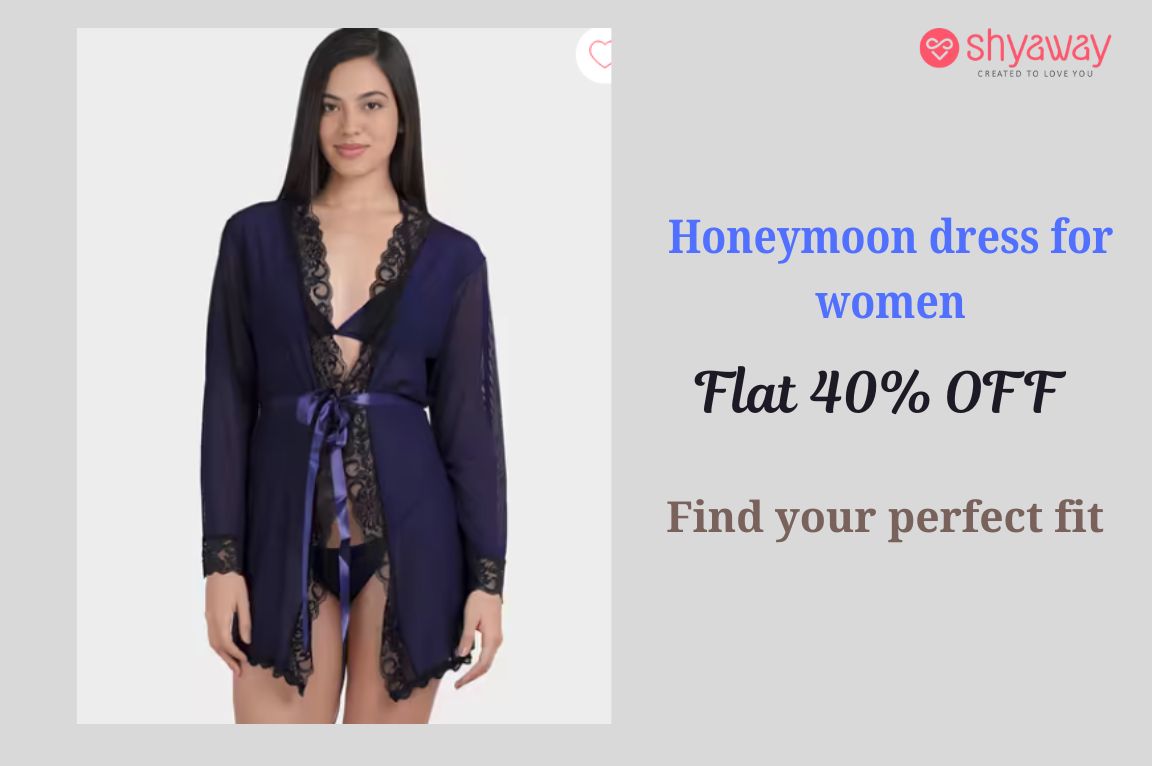 Shop Honeymoon Dress & Bridal Nightwear Online | Flat 20% OFF at Shyaway