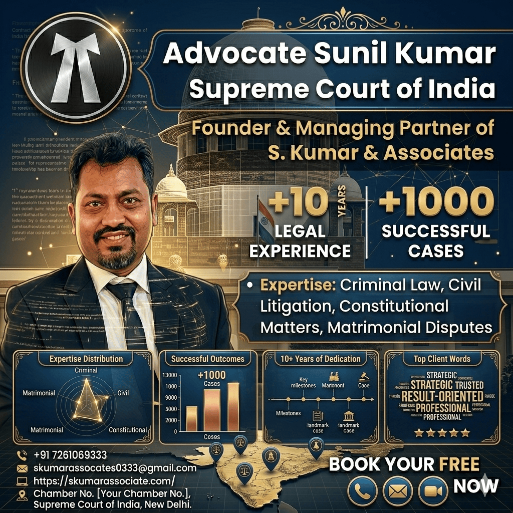 Acclaimed Best Lawyer in Patna for All Court Cases | Advocate Sunil Kumar