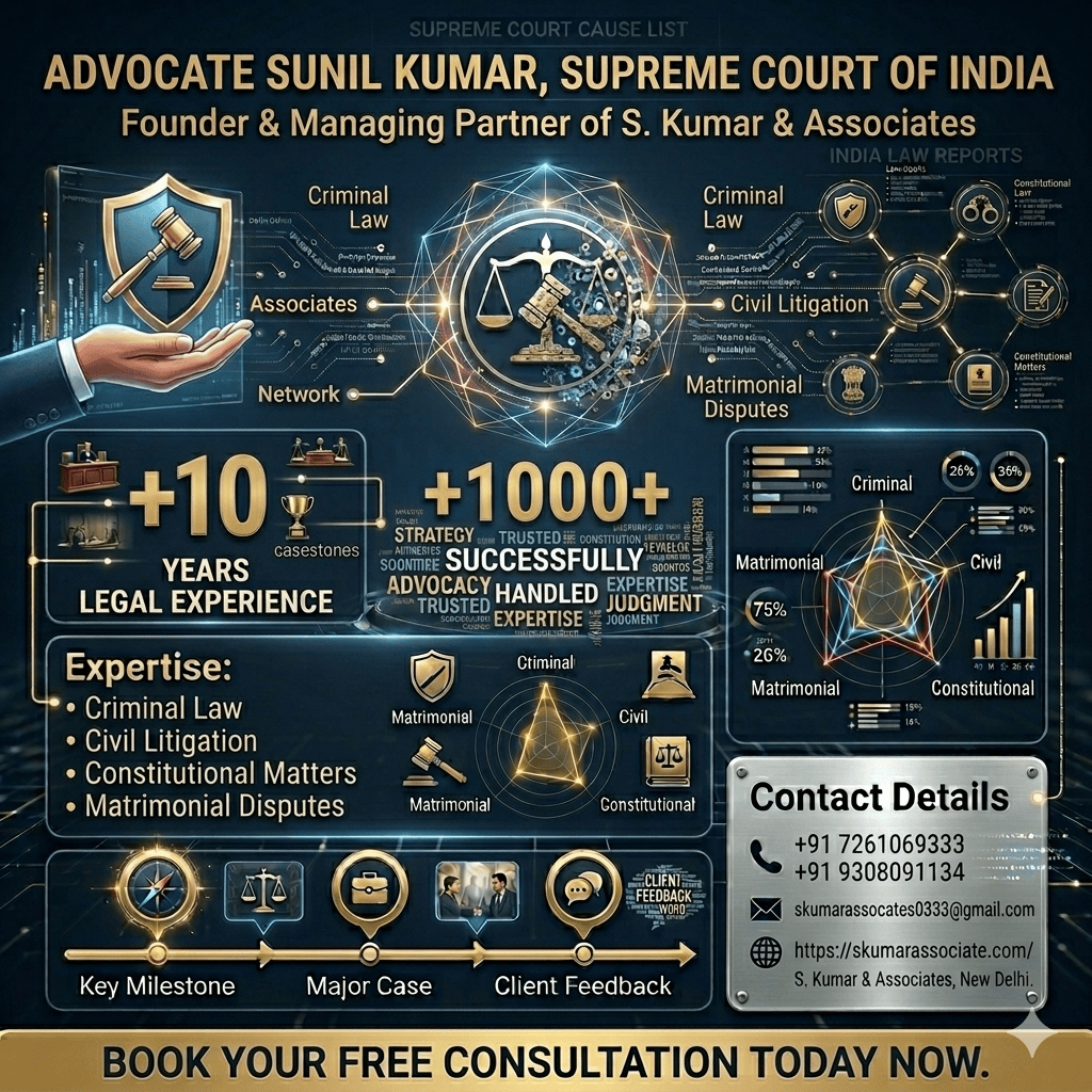 Experienced Criminal Lawyer in Patna for Bail, FIR & Trial Cases | Advocate Sunil Kumar
