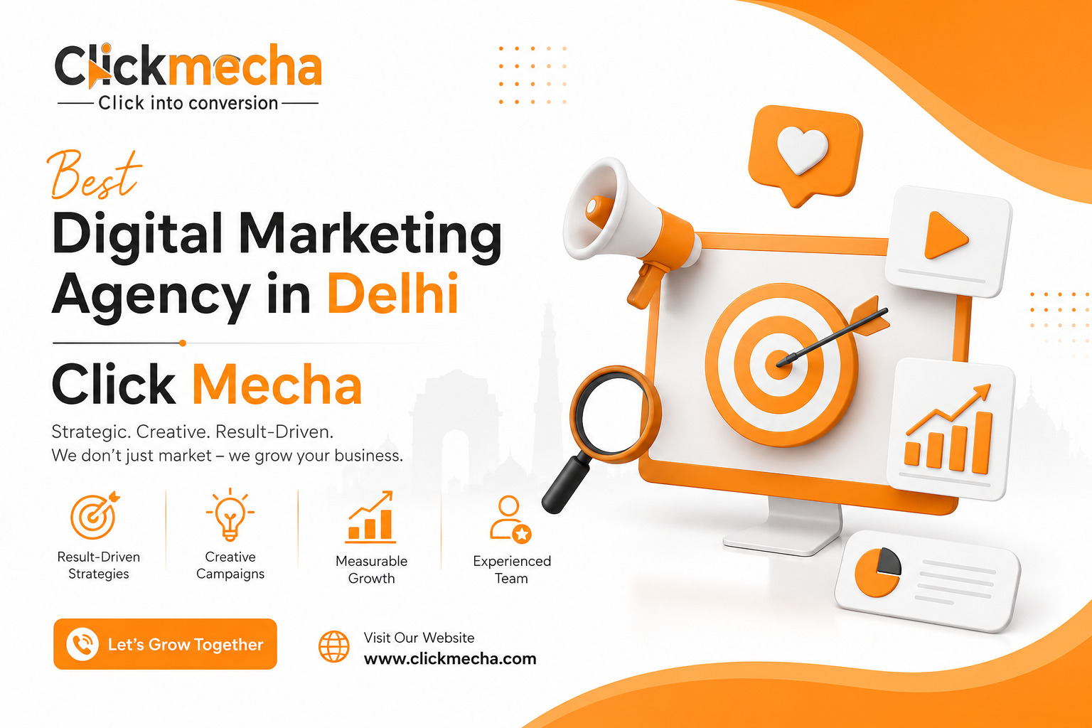Best Digital Marketing Agency in Delhi – Click Mecha