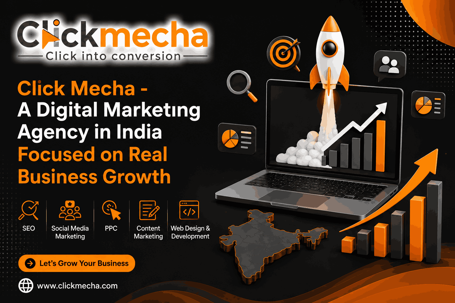 Click Mecha – A Digital Marketing Agency in India Focused on Real Business Growth