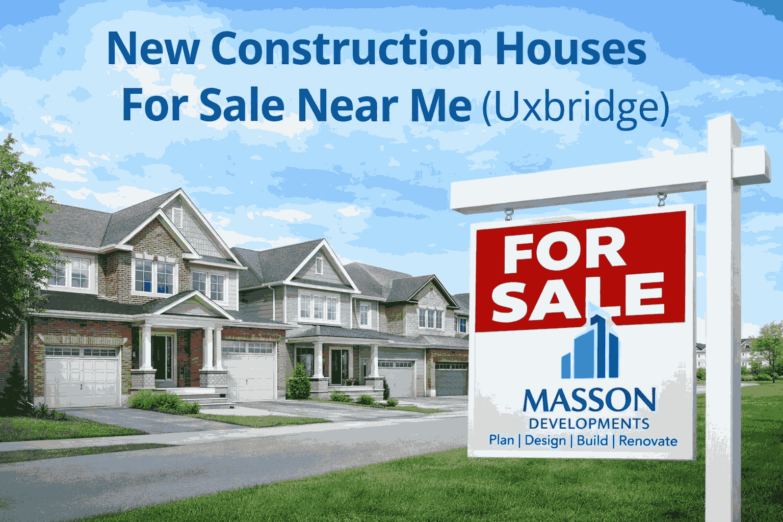 New Construction Houses For Sale Near Me (Uxbridge)