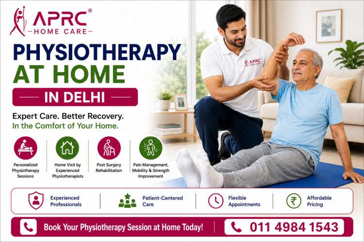 Physiotherapy at Home in Delhi — Pain Relief & Recovery
