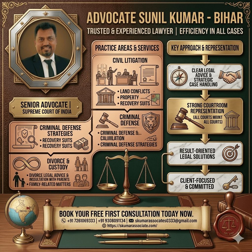 Bail Lawyer in Patna for Anticipatory Bail & Criminal Defense | Advocate Sunil Kumar