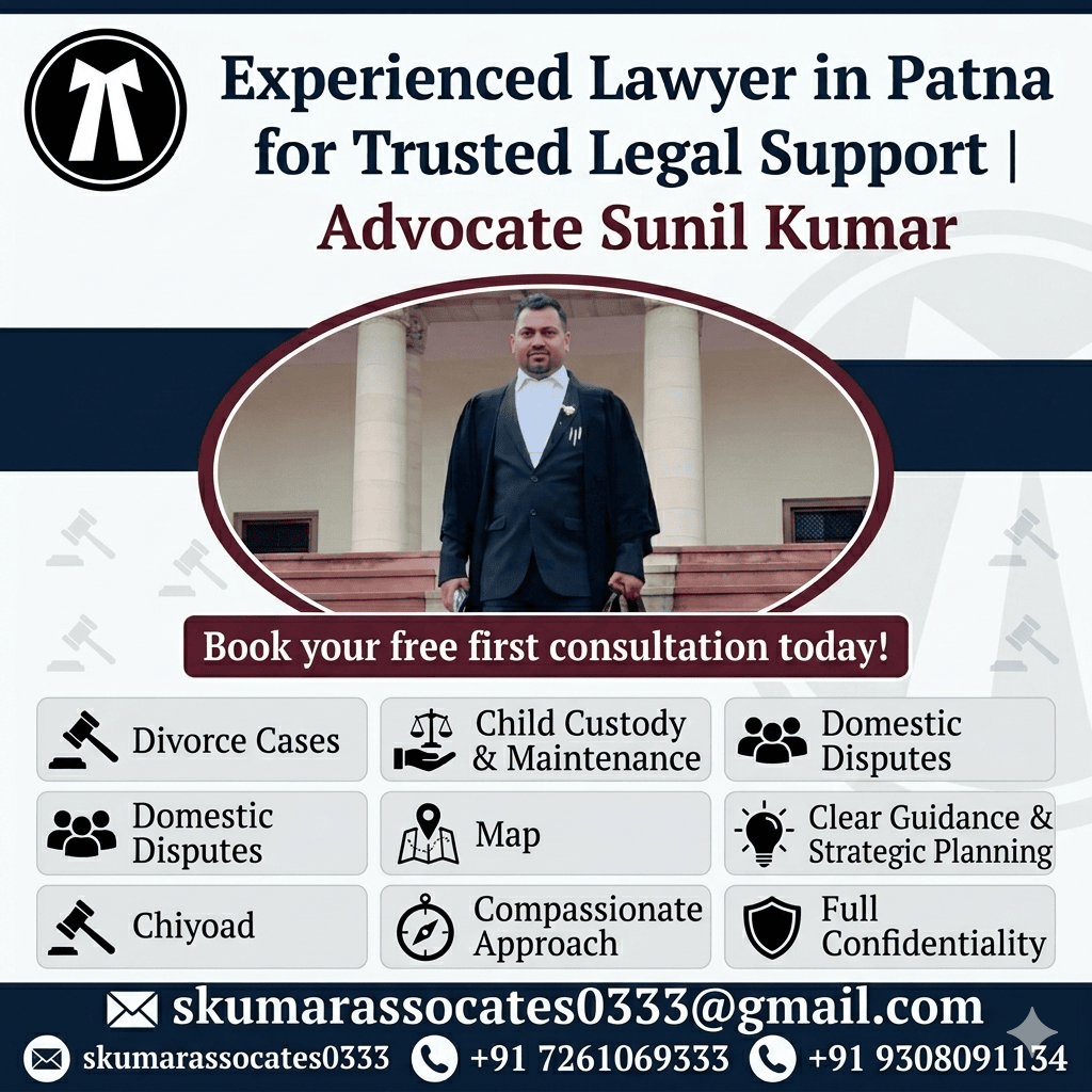 Advocate Near Me Patna for Civil, Criminal & Family Matters | Advocate Sunil Kumar