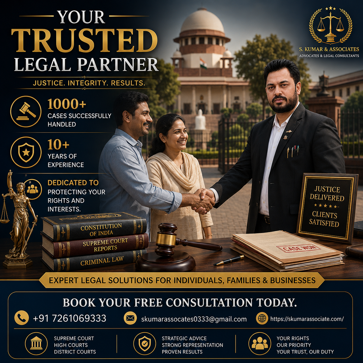 The Best Advocate in Patna for Civil, Criminal & Property Matters | Advocate Sunil Kumar