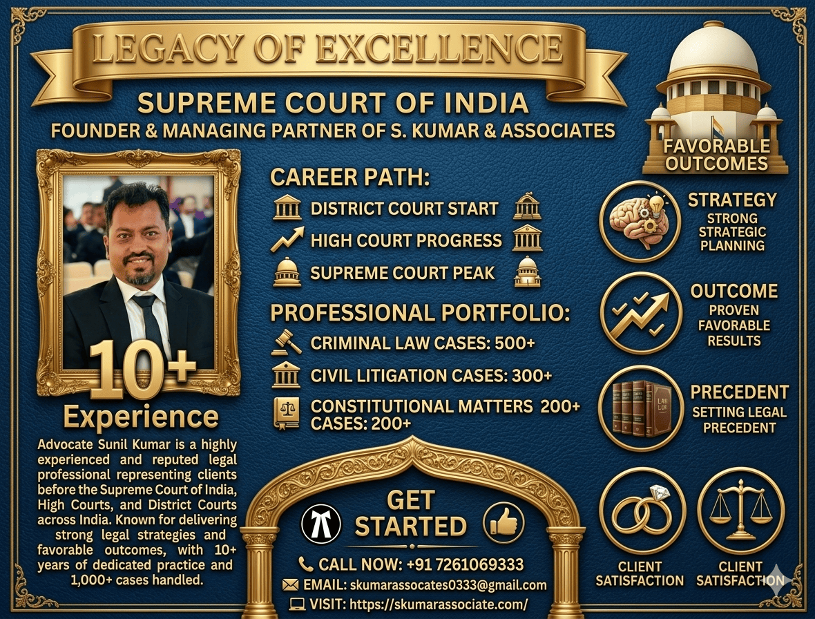 Top Advocate in Patna for Court Cases & Legal Representation | Advocate Sunil Kumar