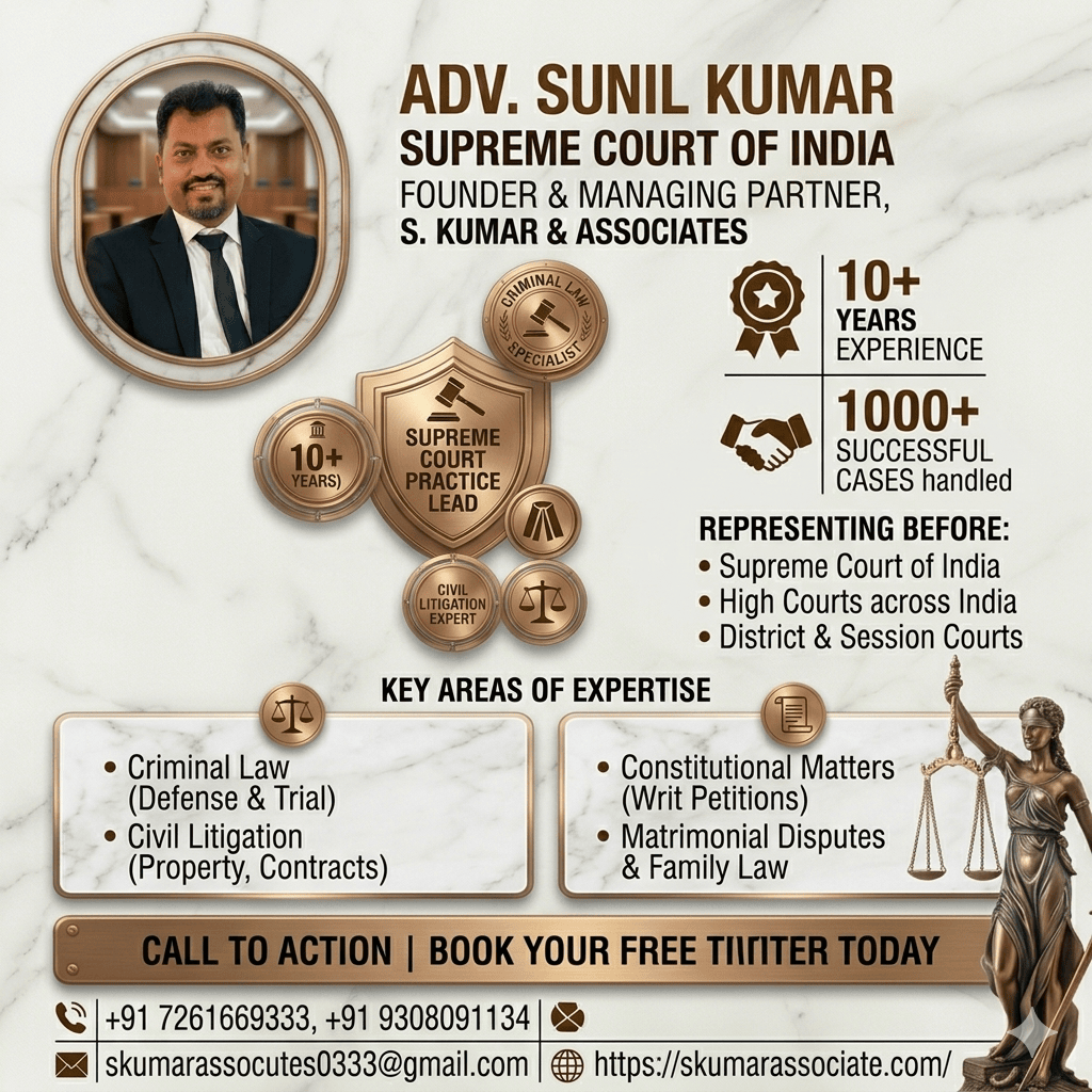 Bail Lawyer in Patna for Anticipatory Bail, Regular Bail & Criminal Defense | Advocate Sunil Kumar