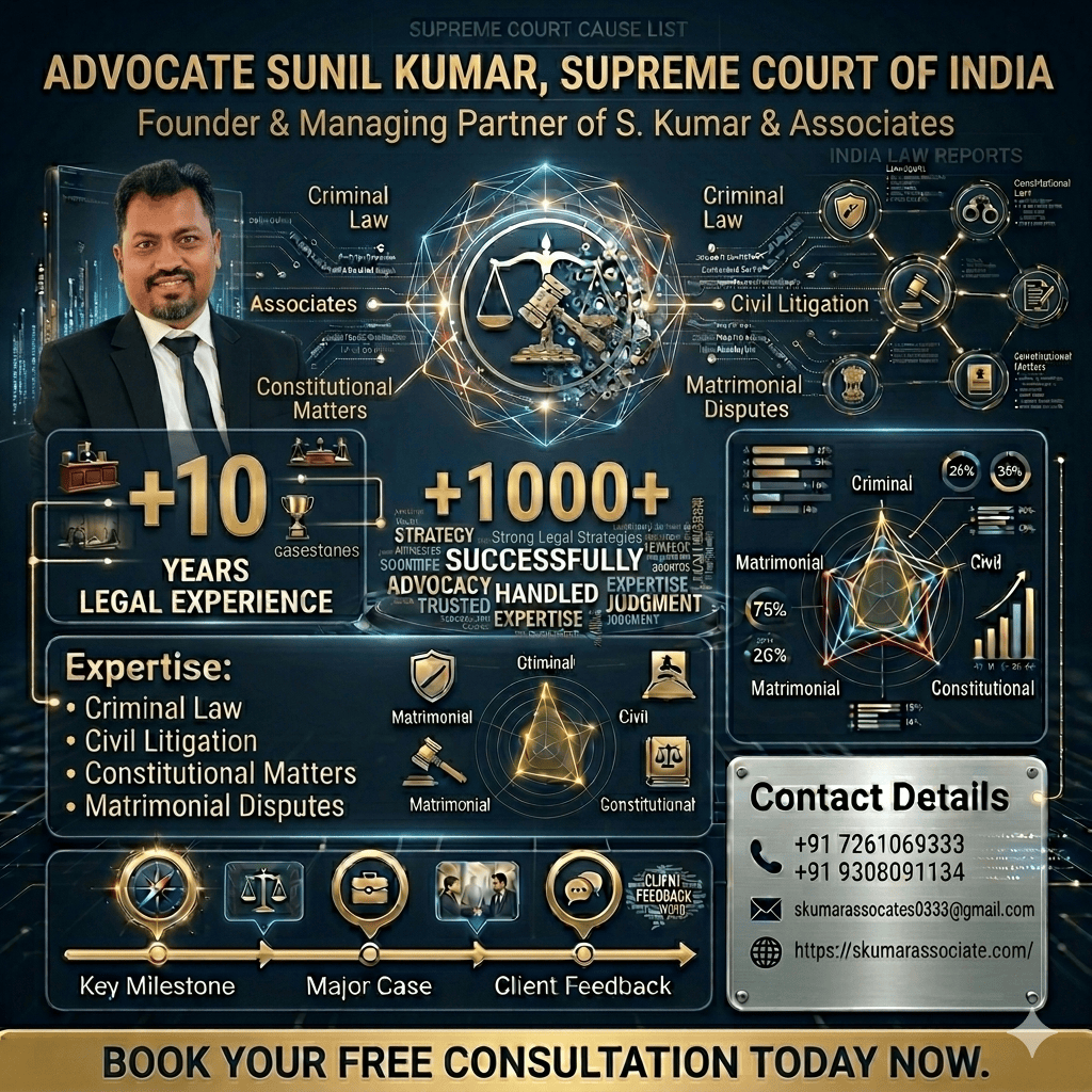 Best Lawyer in Patna for Civil, Criminal & Family Law Services | Advocate Sunil Kumar