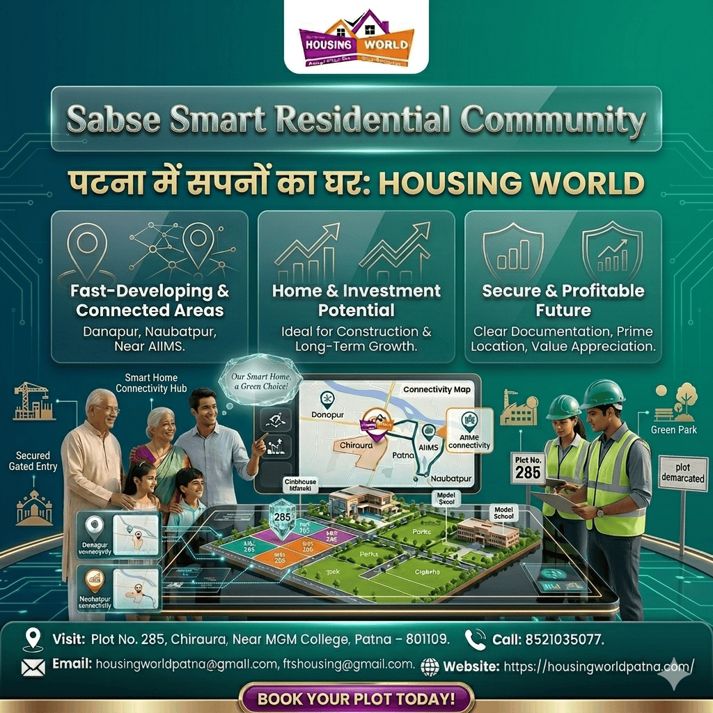 Prime Investment Choice: Plots Near AIIMS, Patna – Housing World