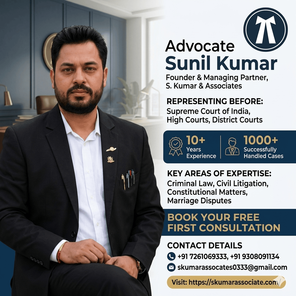 High Court Advocate in Bihar for Civil, Criminal & Constitutional Matters | Advocate Sunil Kumar