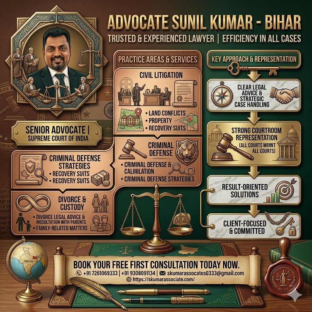 Divorce Advocate in Bihar for Divorce, Child Custody & Family Cases | Advocate Sunil Kumar