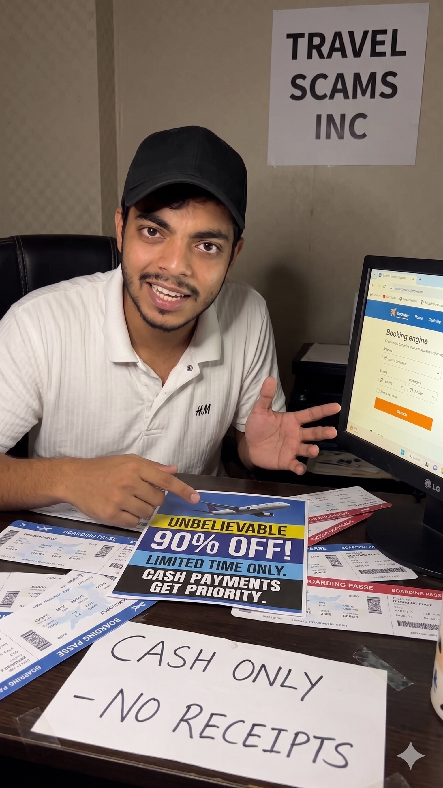 Scammer FRAUD Travel Scam Alert 828555671. 8285556714