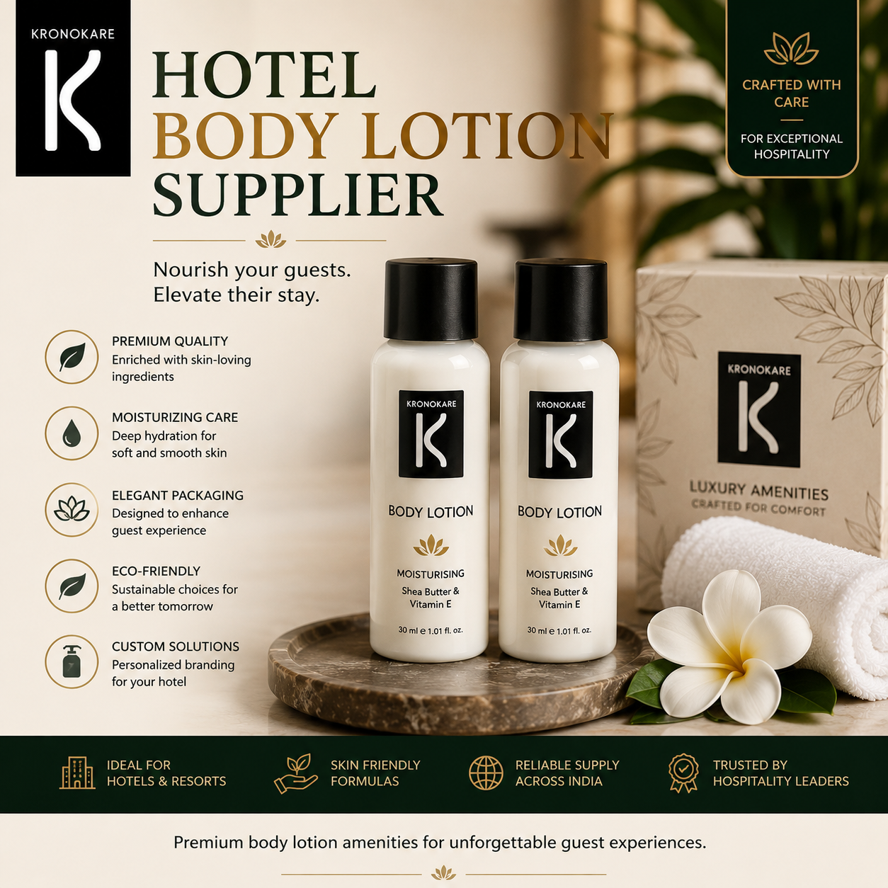 Sustainable hotel amenities supplier