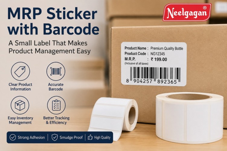 MRP Sticker with Barcode Made Simple