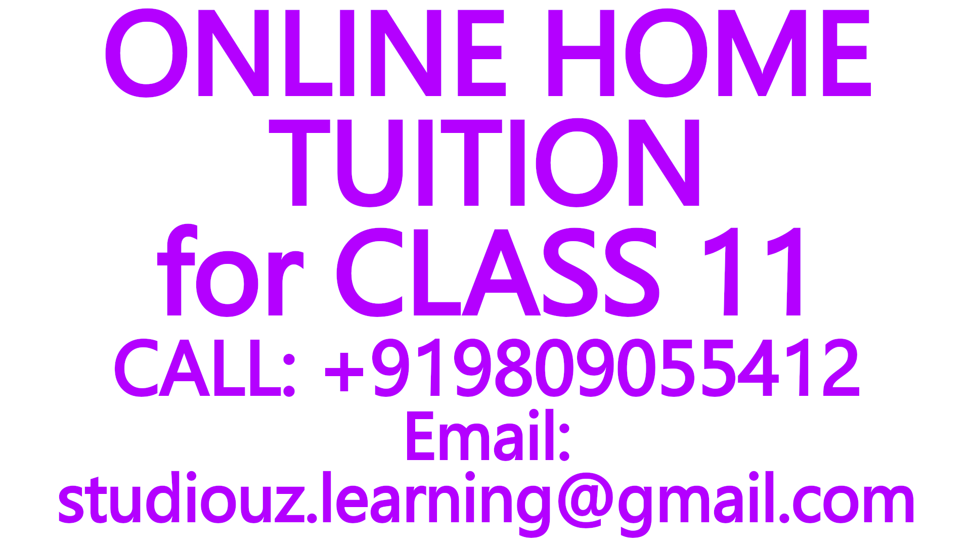 TUITION for MATHEMATICS, SCIENCE, PHYSICS, CHEMISTRY, BIOLOGY, BOTANY, ZOOLOGY, COMMERCE, ACCOUNTANCY, ECONOMICS, STATISTICS, BUSINESS STUDIES, INFORMATICS PRACTICES, COMPUTER SCIENCE