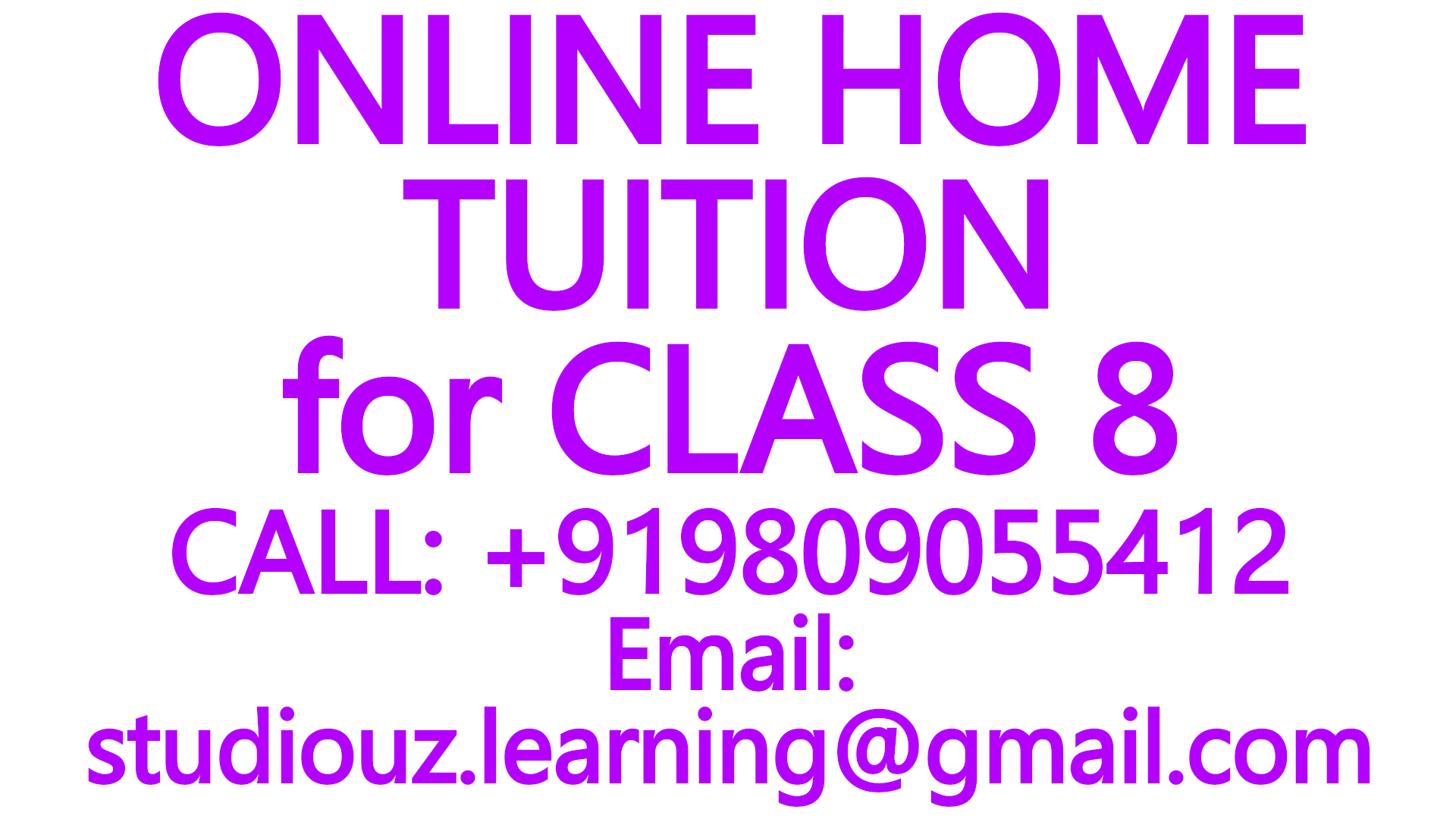 TUITION for MATHEMATICS, SCIENCE, PHYSICS, CHEMISTRY, BIOLOGY, BOTANY, ZOOLOGY, COMMERCE, ACCOUNTANCY, ECONOMICS, STATISTICS, BUSINESS STUDIES, INFORMATICS PRACTICES, COMPUTER SCIENCE