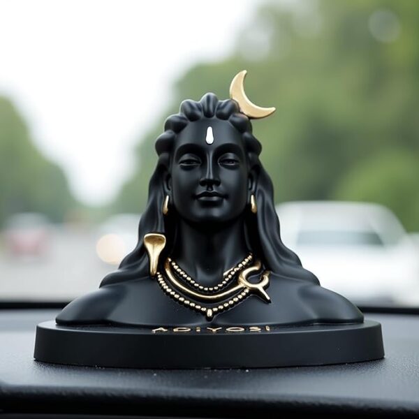 Buy Adiyogi Showpiece for Car Dashboard Online – Premium Shiva Idol for Car