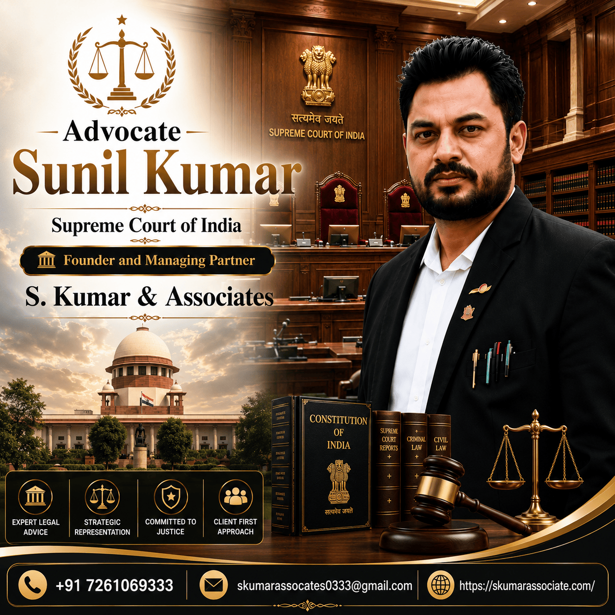 Supreme Court Advocate in Patna for Supreme Court Practice, SLPs & Constitutional Remedies | Advocate Sunil Kumar