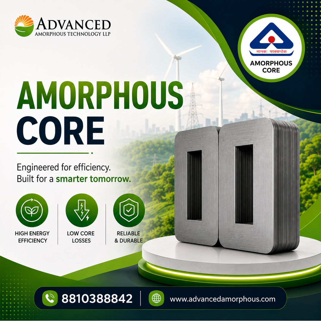 Amorphous Core for Energy Efficient Transformers