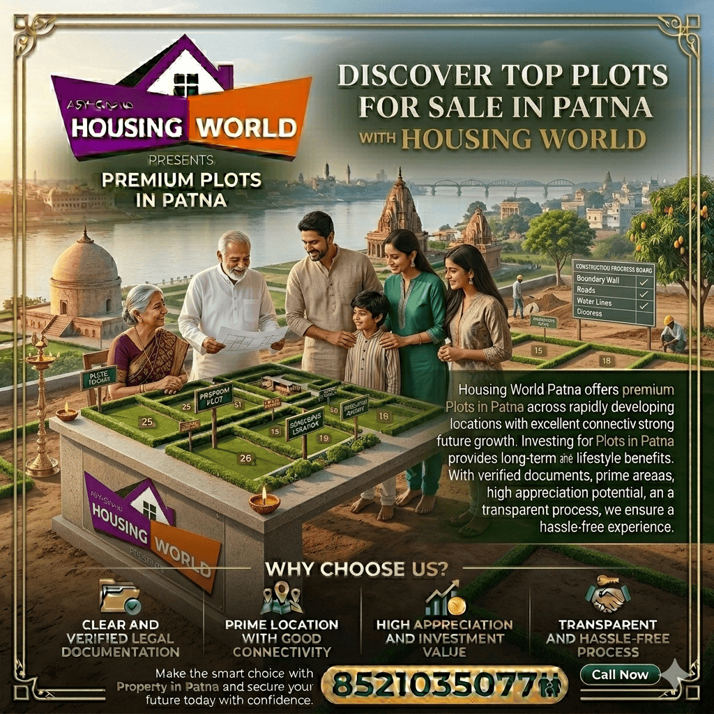 Buy Premium Plot for Sale Near Patna AIIMS | Secure Investment with Housing World