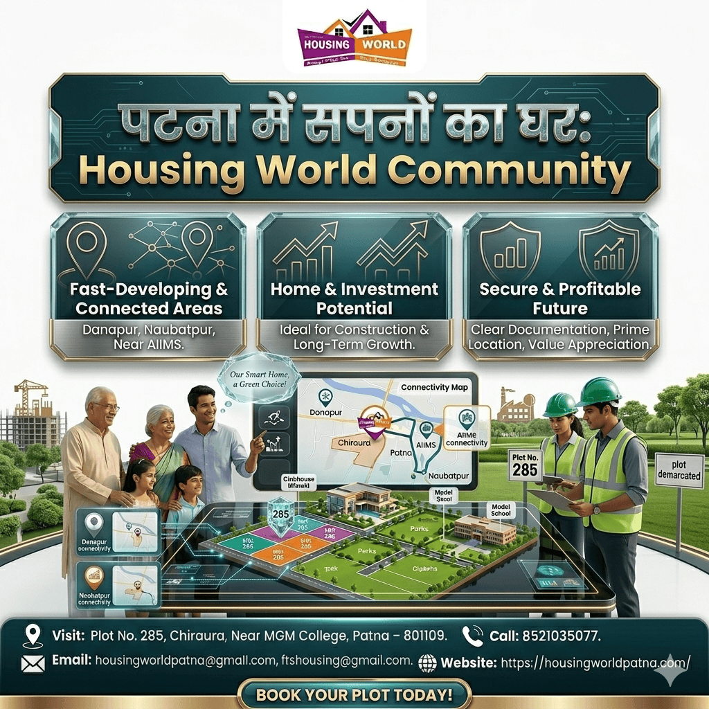 Residential Plots in Patna | Buy Your Dream Property with Housing World