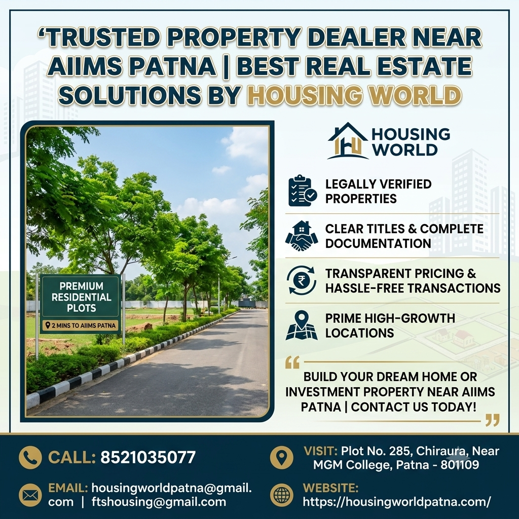 Best Property Dealer Near AIIMS Patna | Trusted Real Estate Experts | Housing World