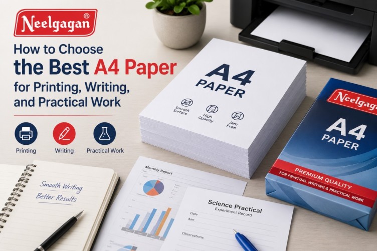 How to Choose the Best A4 Paper for Printing, Writing, and Practical Work | Neelgagan