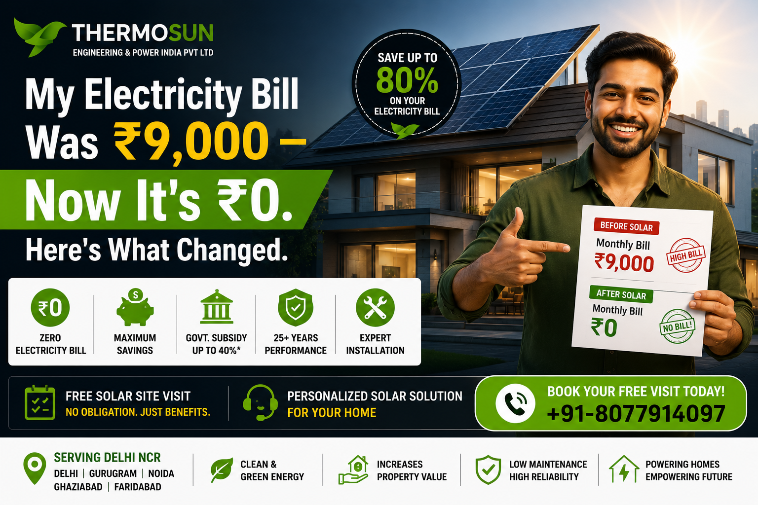 My Electricity Bill Was ₹9,000 — Now It’s ₹0. Here’s What Changed.