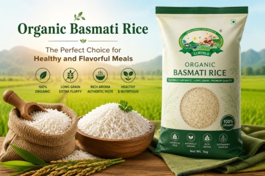 Buy Premium Organic Basmati Rice | Elworld Organic