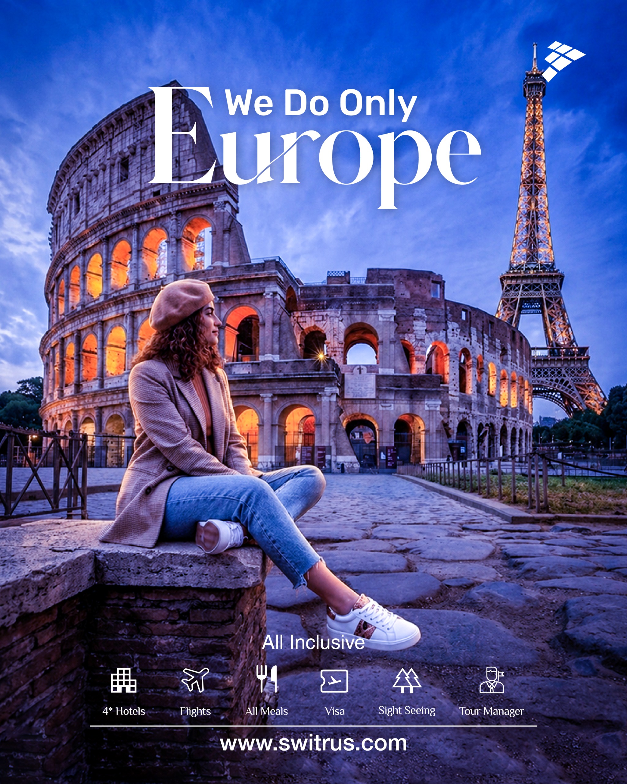 Europe tour packages from Kochi