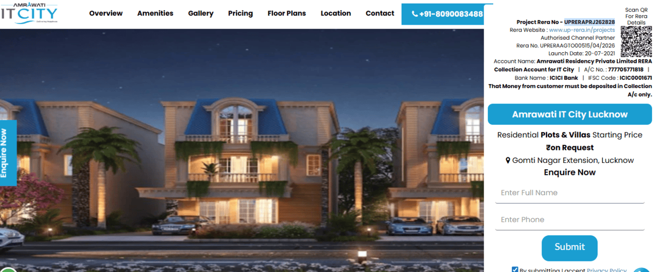 Amrawati IT City Lucknow | Future-Ready Township with Premium Infrastructure