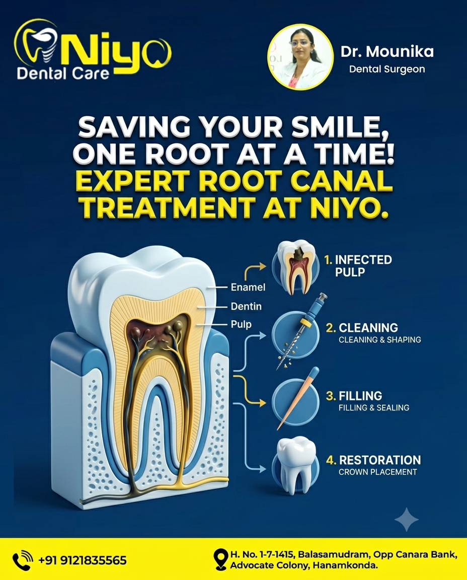 Save Your Tooth with Painless Root Canal Treatment at Niyo Dental Care