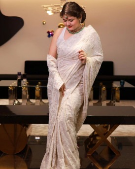 Chikankari Anarkalis Sarees In Delhi With Elegant Traditional Handcrafted Designs