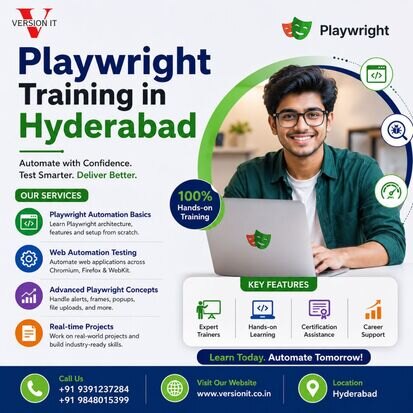 Learn Playwright Training in Hyderabad
