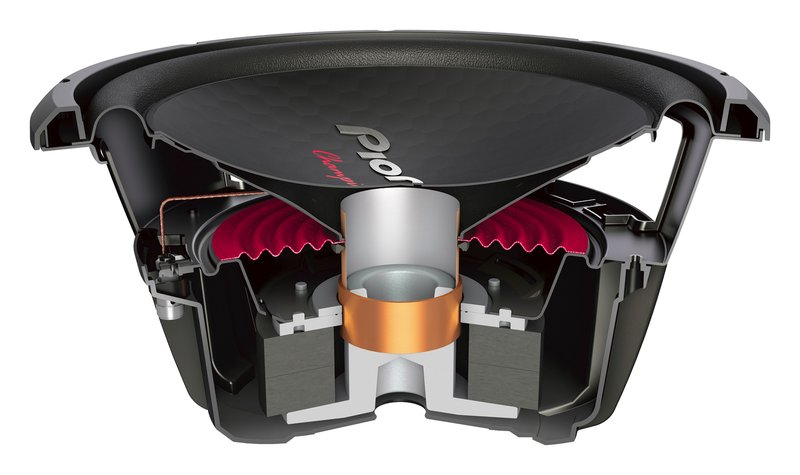 Pioneer TS-W1212D4 12-Inch Dual 4 Ohm Subwoofer for Car