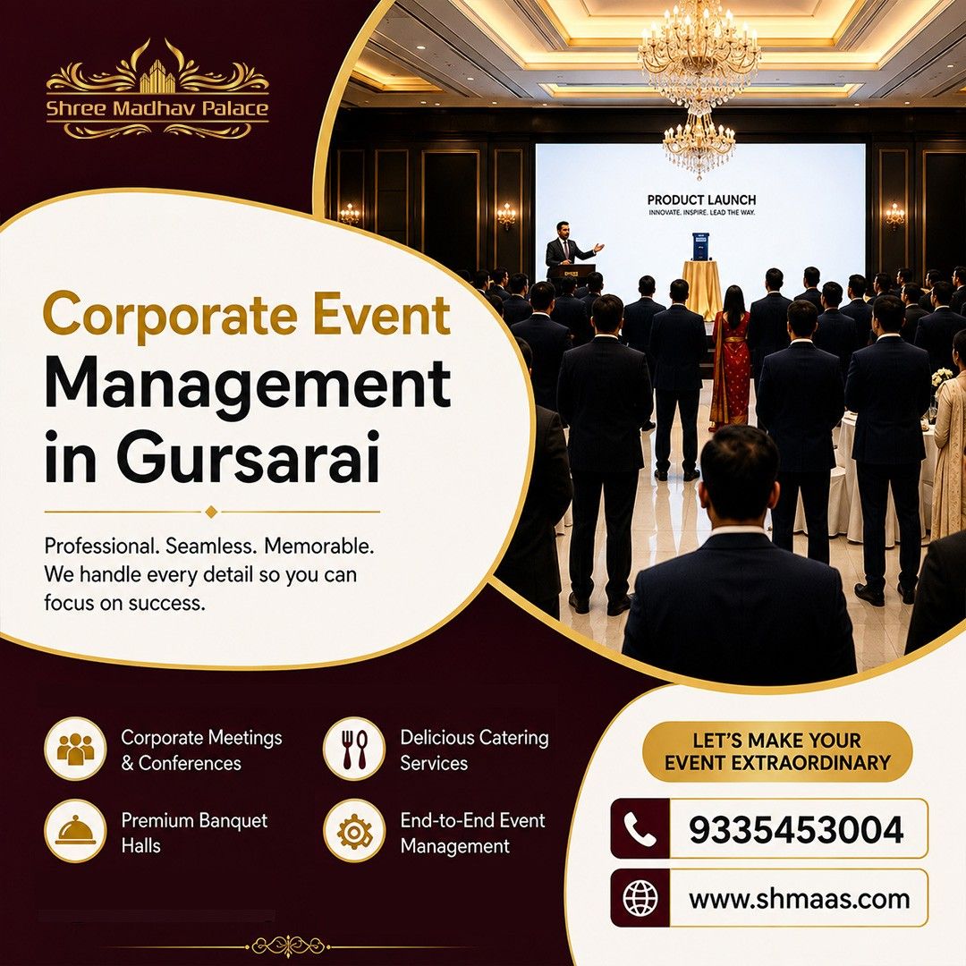 Corporate Event Management in Gursarai for Smooth Events