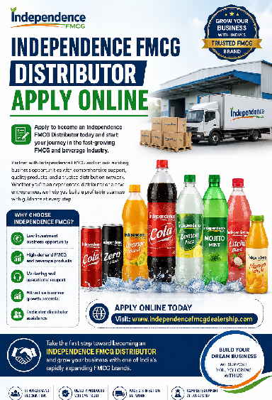 📞 7217324989 Become part of the Independence FMCG Franchise Family