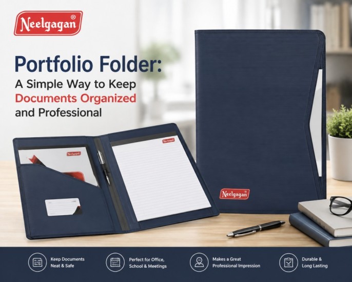 Portfolio Folder for Organized Documents