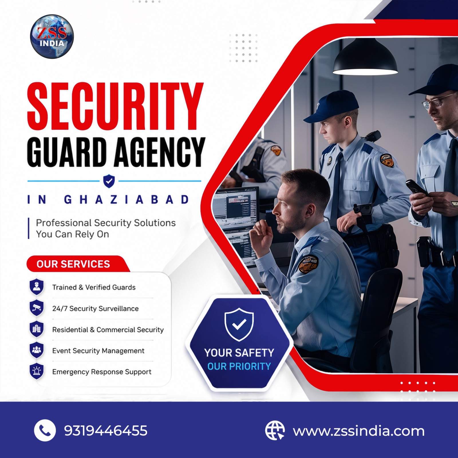 Security Guard Agency in Ghaziabad for Every Sector