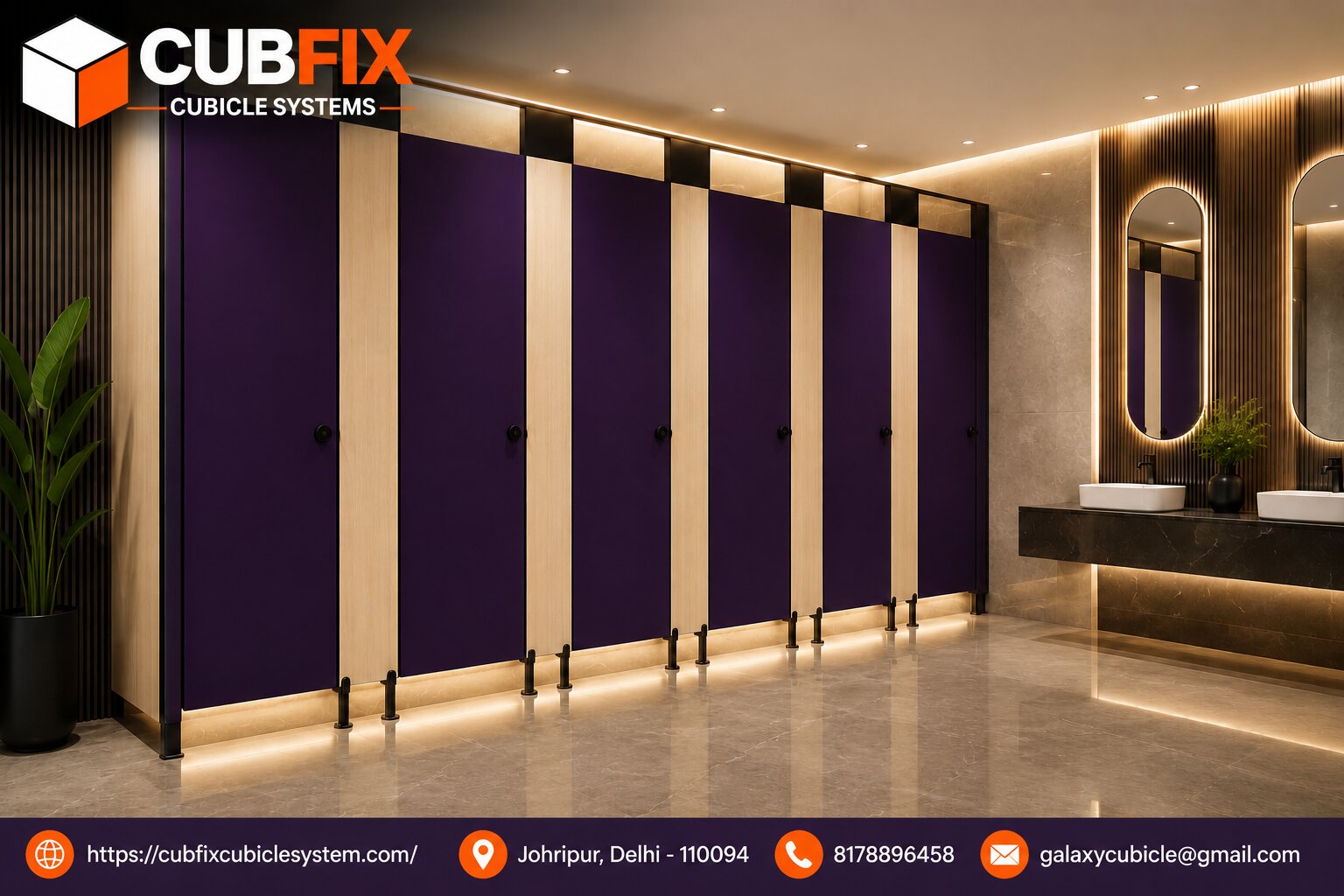 Toilet Cubicle Manufacturers in India | Cubfix