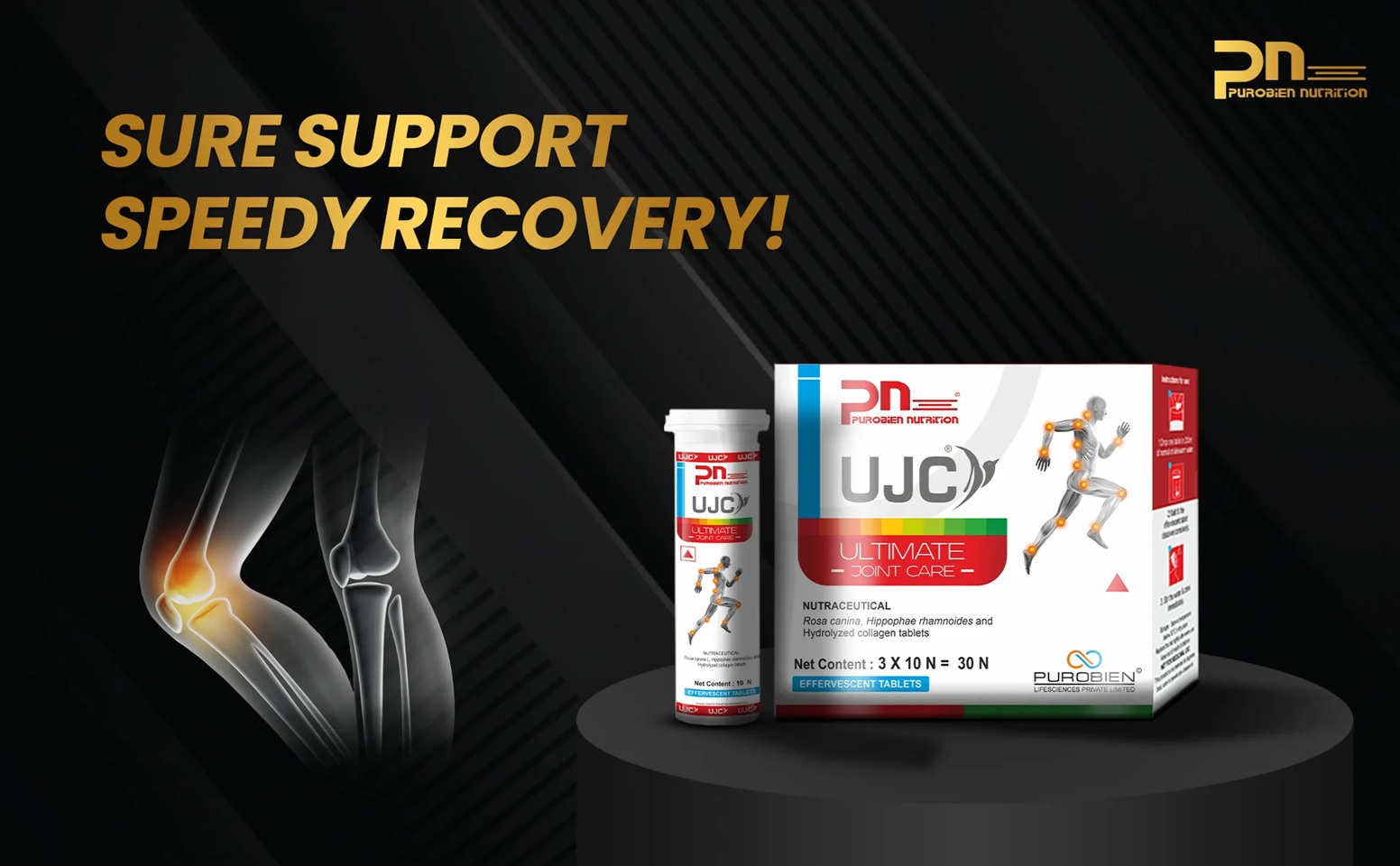 Buy Best Joint Care Supplement for Bone & Joint Health | Purobien Nutrition UJC