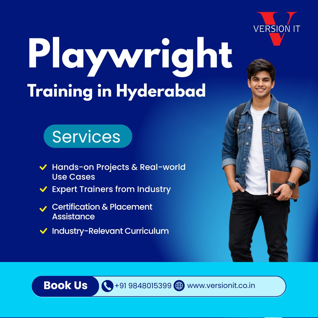 Playwright Training in Hyderabad – Learn Advanced Automation Testing and Unlock New Career Opportunities