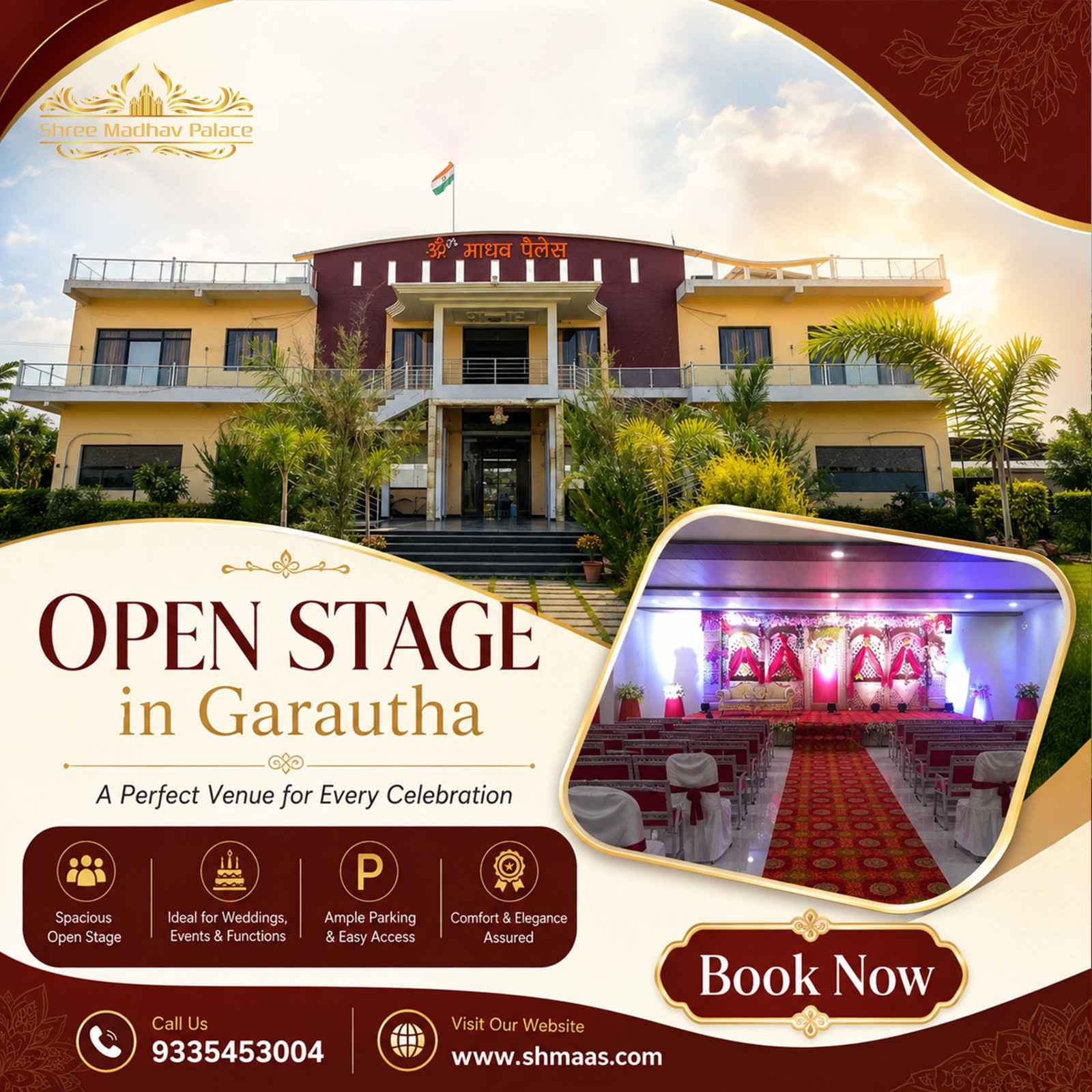Open Stage in Garautha for Memorable Celebrations
