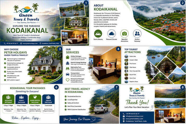 Best Kodaikanal Tour Packages – Peter Holidays Queen Tours and Travels