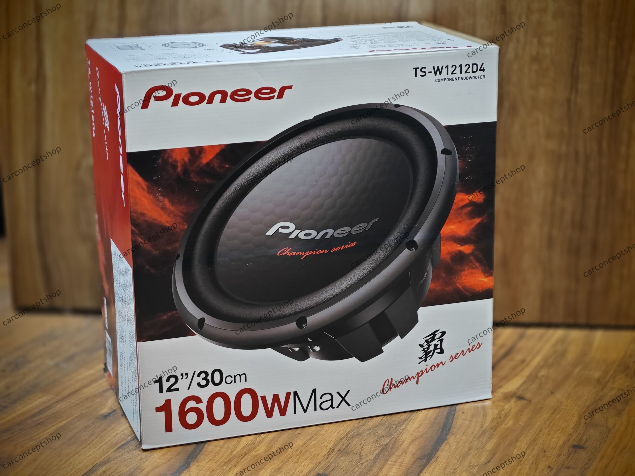 Pioneer TS-W1212D4 12-Inch Dual 4 Ohm Subwoofer for Car