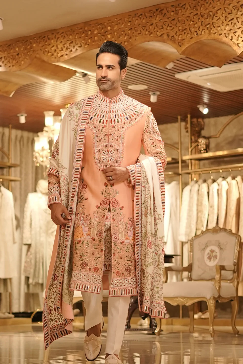 Latest Sherwani Design for Marriage – UK Groom Fashion